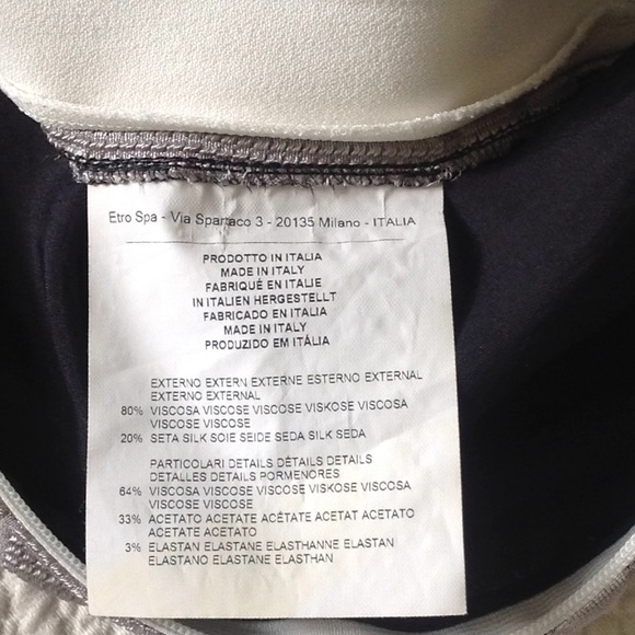 Floral ETRO summer dress, sz 38 - Picture 8 of 8